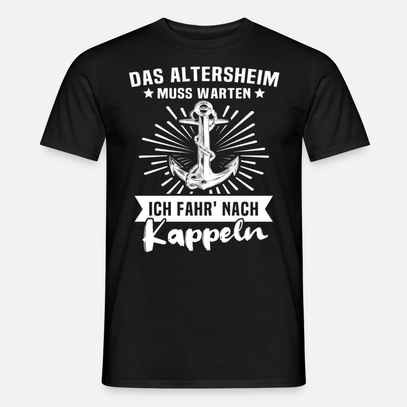 Kappeln - Männer T-Shirt - Schwarz