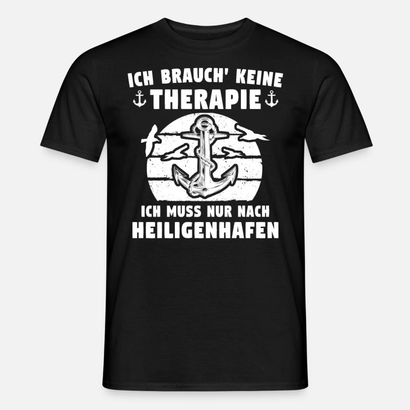 Heiligenhafen - Männer T-Shirt - Schwarz
