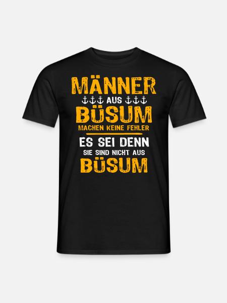 Büsum Mann Büsumer Männer - Männer T-Shirt - Schwarz