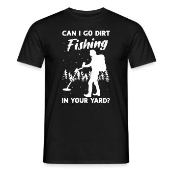 Metalldetektor - Männer T-Shirt - Schwarz - Vorne - AI Model Male 178 light (178cm)