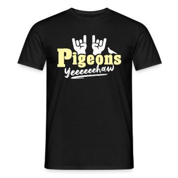 Doves - Men's T-Shirt - black - Front - AI Model Male 178 light (178cm)