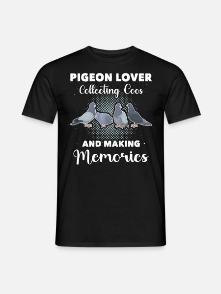 Taube Taubenzüchter - Männer T-Shirt - Schwarz