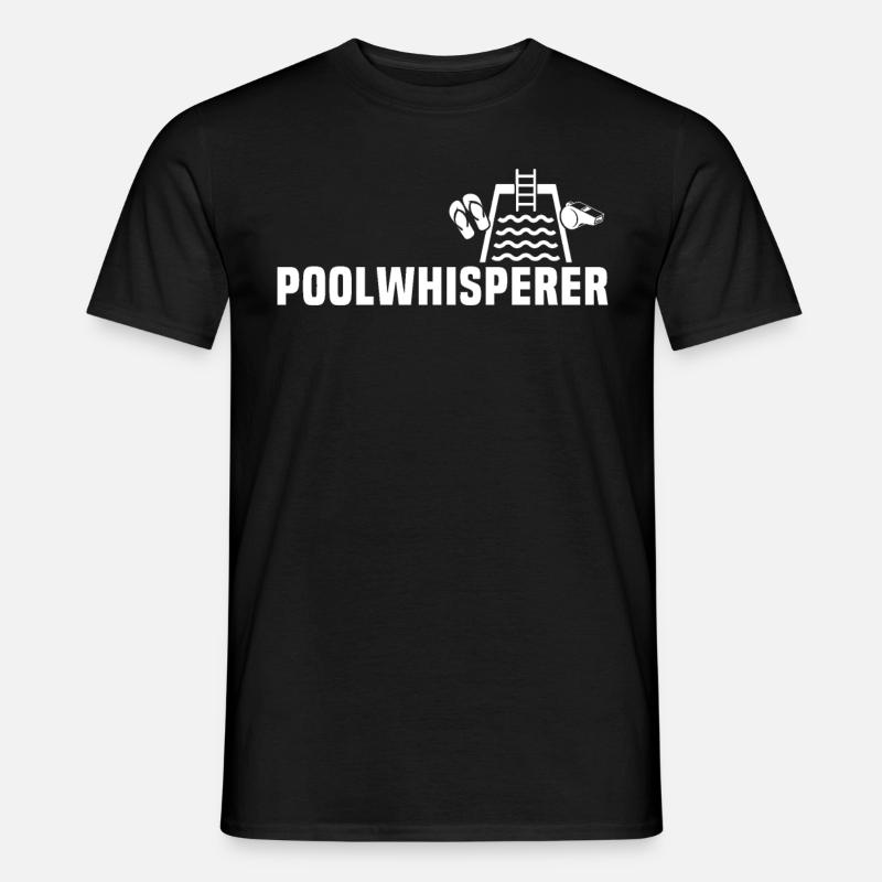 Pool Whisperer Swim Master - Men's T-shirt - black