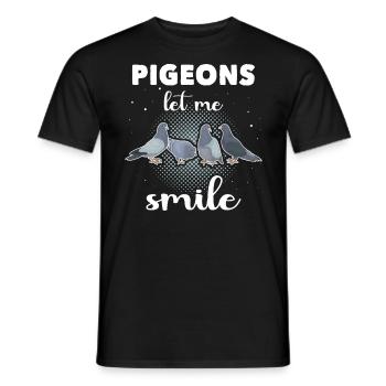 Doves - Men's T-Shirt - black - Front - AI Model Male 178 light (178cm)
