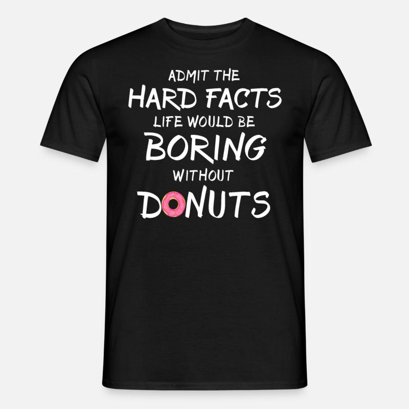 Donut Doughnuts - Männer T-Shirt - Schwarz