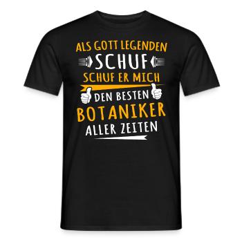 Botaniker - Männer T-Shirt - Schwarz - Vorne - AI Model Male 178 light (178cm)