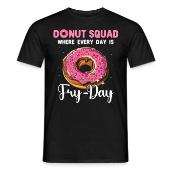 Donut Liebe Donutliebhaber - Männer T-Shirt - Schwarz - Vorne - AI Model Male 178 light (178cm)