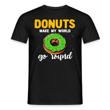 Donut Liebe Donutliebhaber - Männer T-Shirt - Schwarz - Vorne - AI Model Male 178 light (178cm)