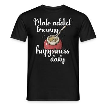 Mate Tee - Männer T-Shirt - Schwarz - Vorne - AI Model Male 178 light (178cm)