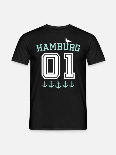 Hamburg Spruch - Men's T-Shirt - black