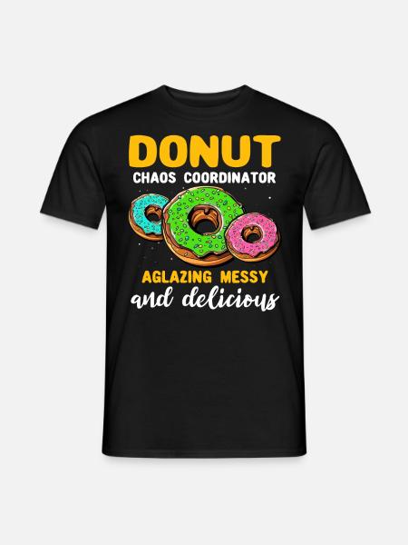 Donut Donut Lover - Men's T-Shirt - black