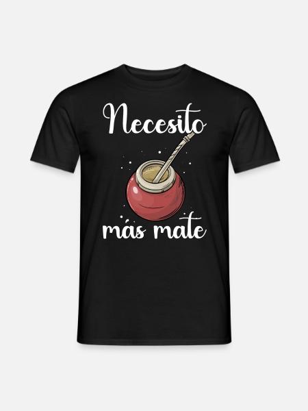 Mate Tee Yerba - Männer T-Shirt - Schwarz