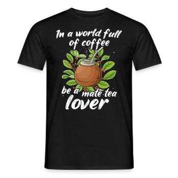 Mate Tee - Männer T-Shirt - Schwarz - Vorne - AI Model Male 178 light (178cm)