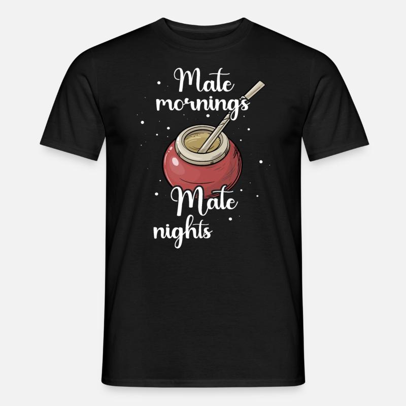 Yerba Mate Tee - Männer T-Shirt - Schwarz