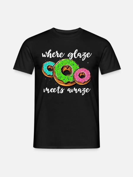 J’adore les beignets - T-shirt homme - noir