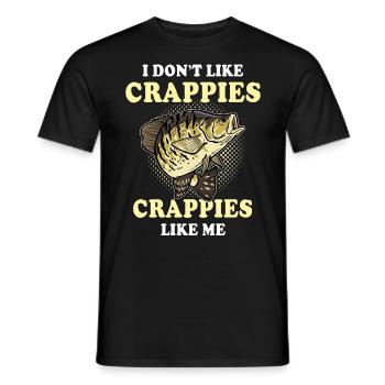 Pêche à la merde Poisson-lune Pêcheur - T-shirt homme - noir - Devant - AI Model Male 178 light (178cm)