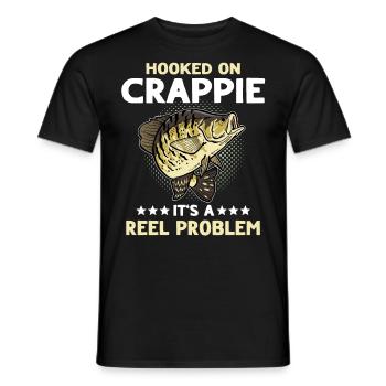 Pêche à la merde - T-shirt homme - noir - Devant - AI Model Male 178 light (178cm)