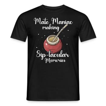 Yerba mate sayings - Men's T-Shirt - black - Front - AI Model Male 178 light (178cm)