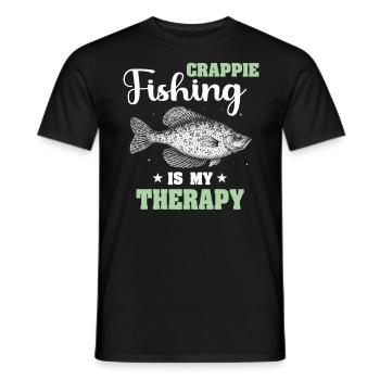 Pêche à la merde Poisson-lune Pêcheur - T-shirt homme - noir - Devant - AI Model Male 178 light (178cm)