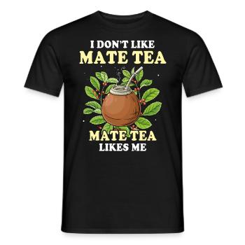 Yerba mate tea drinkers - Men's T-Shirt - black - Front - AI Model Male 178 light (178cm)