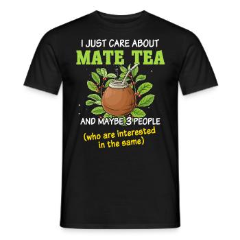 Mate Tee - Männer T-Shirt - Schwarz - Vorne - AI Model Male 178 light (178cm)