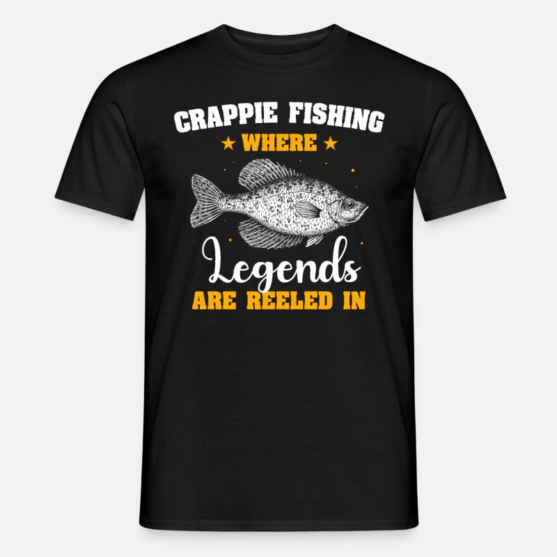 Crappie Fish - Männer T-Shirt - Schwarz
