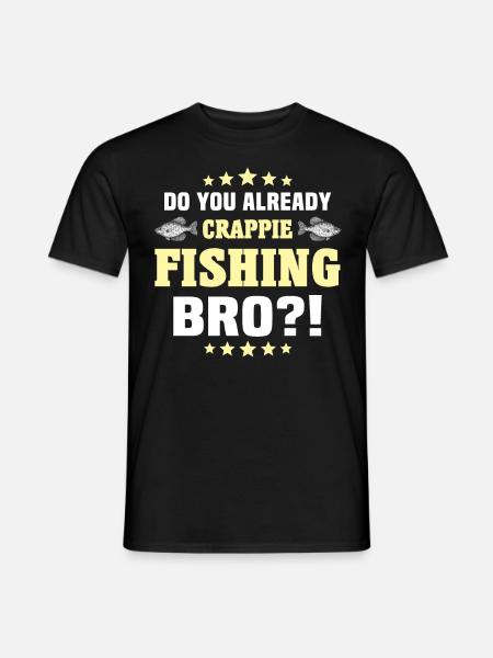 Sonnenbarsch Crappie Fishing - Männer T-Shirt - Schwarz