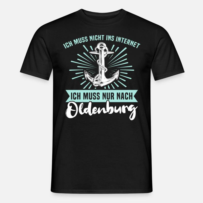 Oldenburg - Männer T-Shirt - Schwarz