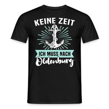 Oldenburg Sprüche Oldenburger - Männer T-Shirt - Schwarz - Vorne - AI Model Male 178 light (178cm)