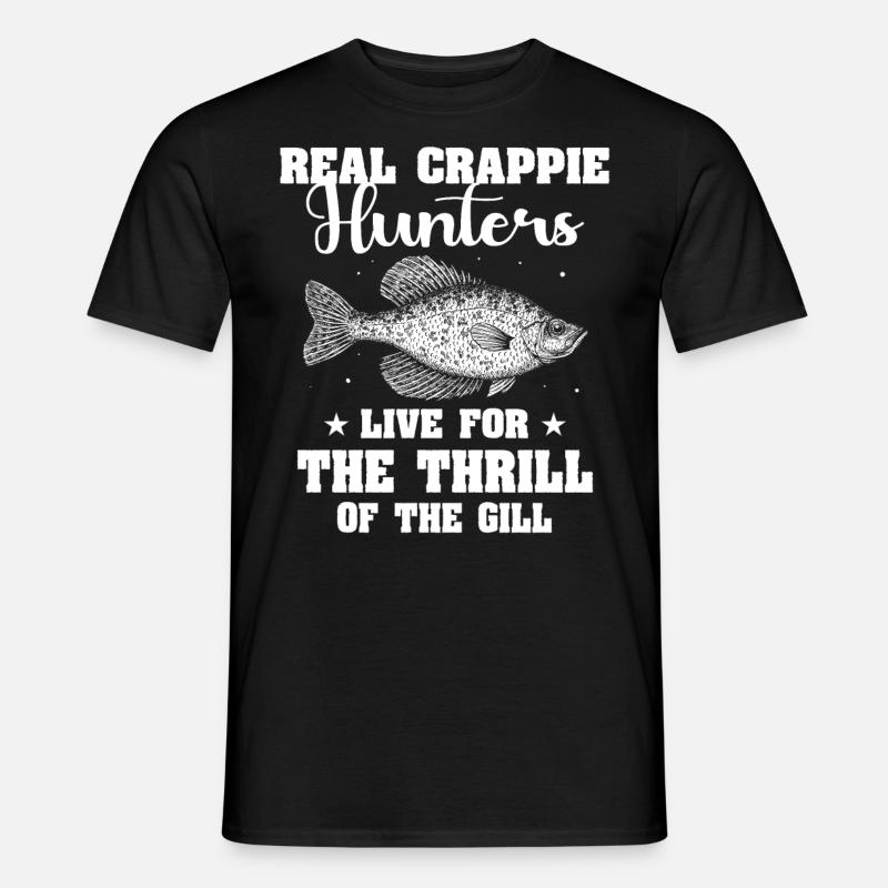 Crappie Fish - Männer T-Shirt - Schwarz