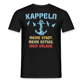 Kappeln Sprüche - Männer T-Shirt - Schwarz - Vorne - AI Model Male 178 light (178cm)