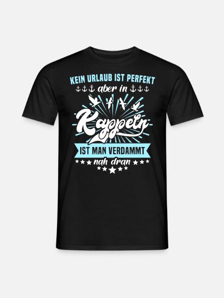 Kappeln - Männer T-Shirt - Schwarz