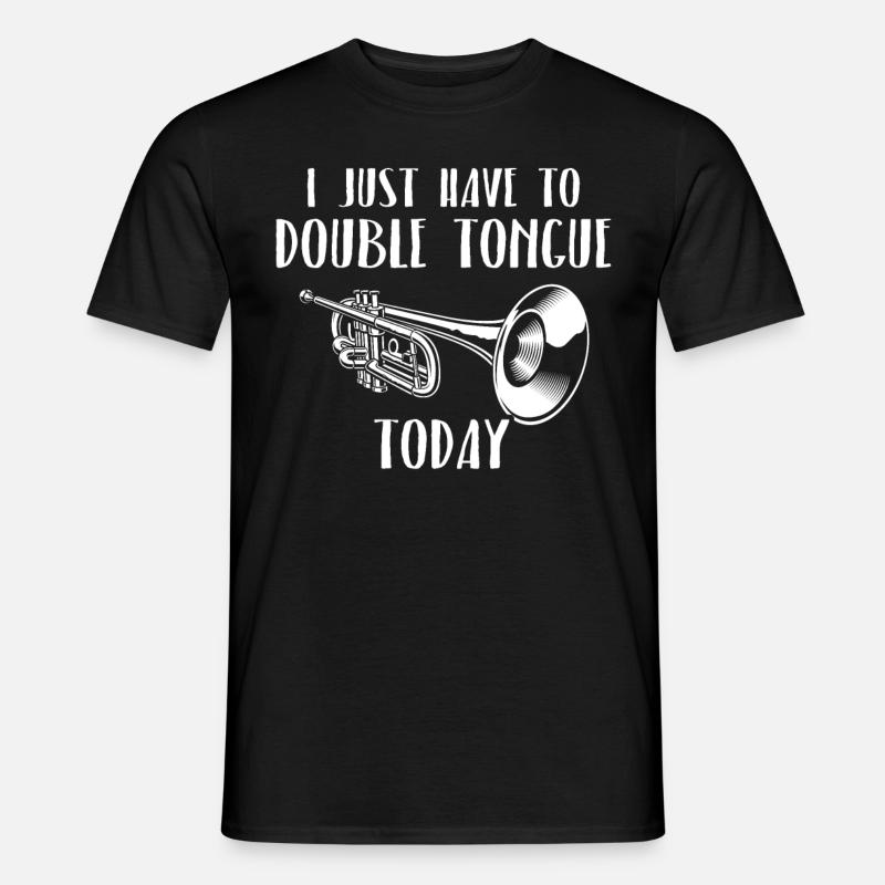 Mellophon Musiker - Männer T-Shirt - Schwarz