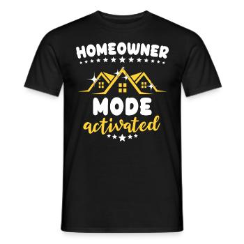 Eigenheim Hausbesitzer Hauskauf - Männer T-Shirt - Schwarz - Vorne - AI Model Male 178 light (178cm)