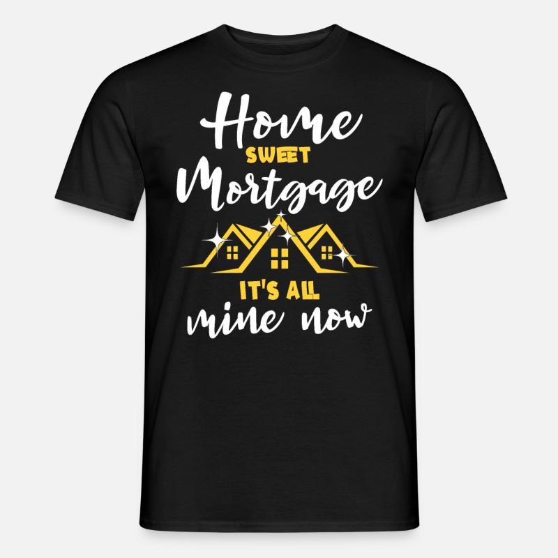 Eigenheim Hauskauf Hauskäufer - Männer T-Shirt - Schwarz