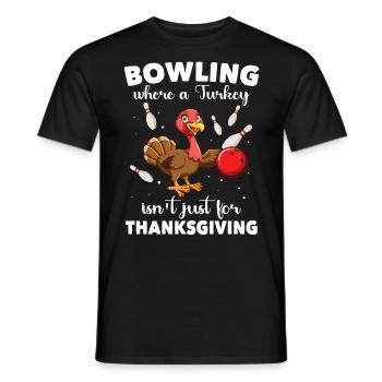 Bowler Turquie Bowling - T-shirt homme - noir - Devant - AI Model Male 178 light (178cm)