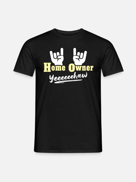 Homeowner New Home - Männer T-Shirt - Schwarz