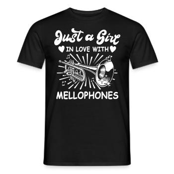 Mellophonist - Men's T-Shirt - black - Front - AI Model Male 178 light (178cm)