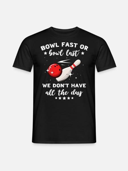 Bowler Bowling Lent Pas Rapide - T-shirt homme - noir
