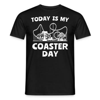 Roller Coaster Roller Coaster Lovers - Men's T-Shirt - black - Front - AI Model Male 178 light (178cm)