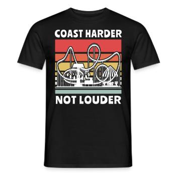 Roller Coaster Roller Coaster Riders - Men's T-Shirt - black - Front - AI Model Male 178 light (178cm)