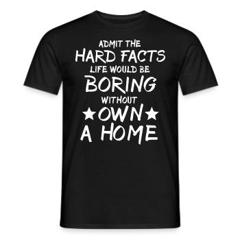 Hausbesitzer - Männer T-Shirt - Schwarz - Vorne - AI Model Male 178 light (178cm)