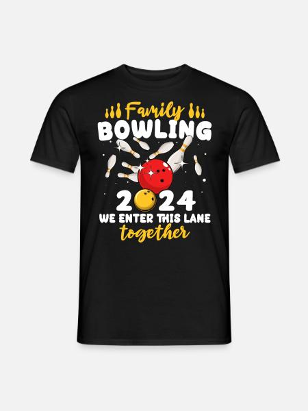 Bowling 2024 - T-shirt homme - noir