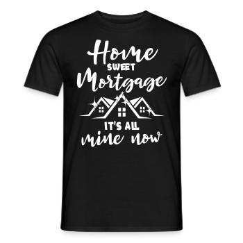 Hausbesitzer Homeowner - Men's T-Shirt - black - Front - AI Model Male 178 light (178cm)