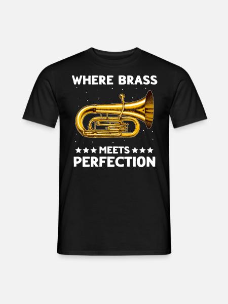 Mellophone Musician - Men's T-Shirt - black