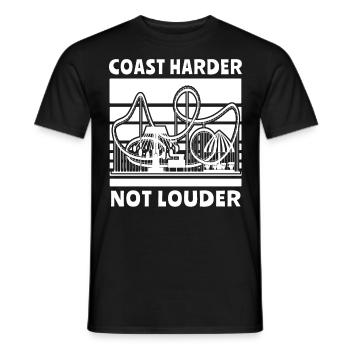 Roller coaster - Men's T-Shirt - black - Front - AI Model Male 178 light (178cm)
