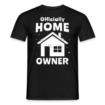 Homeowner New Home - Männer T-Shirt - Schwarz - Vorne - AI Model Male 178 light (178cm)