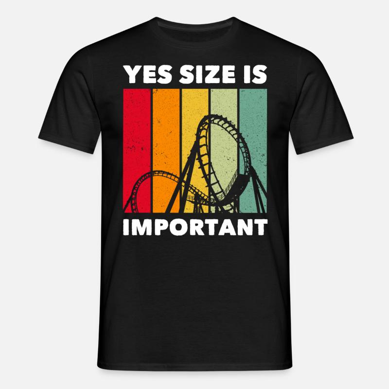 Achterbahn Roller Coaster - Men's T-Shirt - black