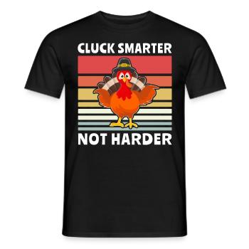 Truthahn Erntedankfest - Männer T-Shirt - Schwarz - Vorne - AI Model Male 178 light (178cm)