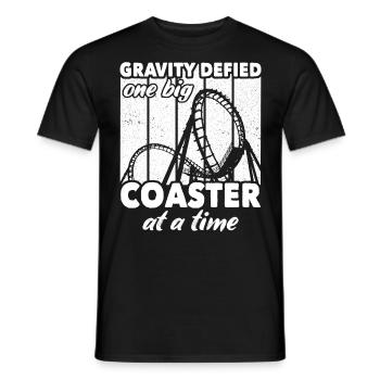 Roller Coaster Roller Coaster Riders - Men's T-Shirt - black - Front - AI Model Male 178 light (178cm)
